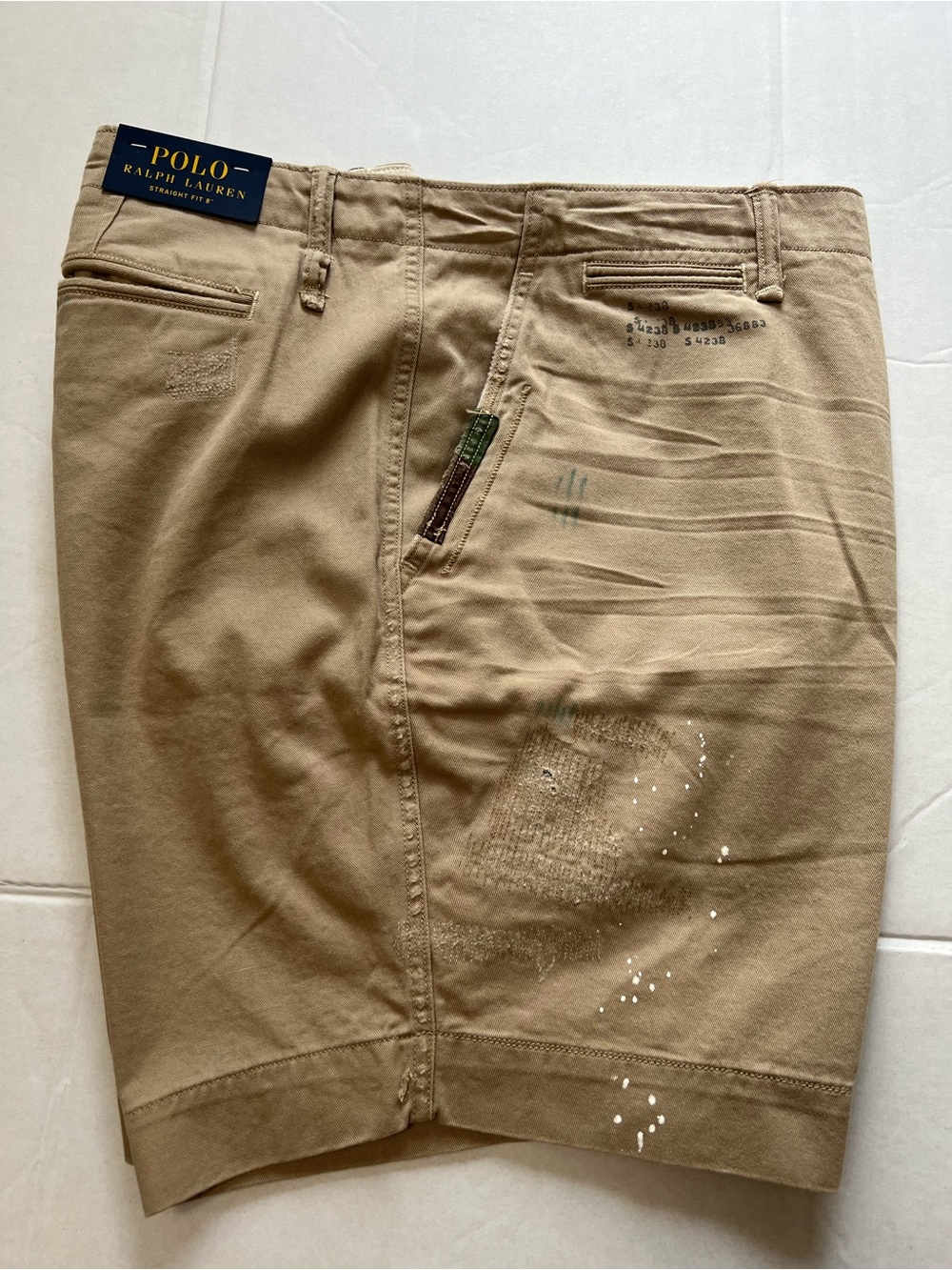 Polo Ralph Lauren Men’s Khaki Flat Front Shorts